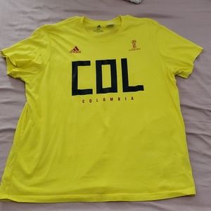 Addidas 2xl colombia tshirt used 1 time